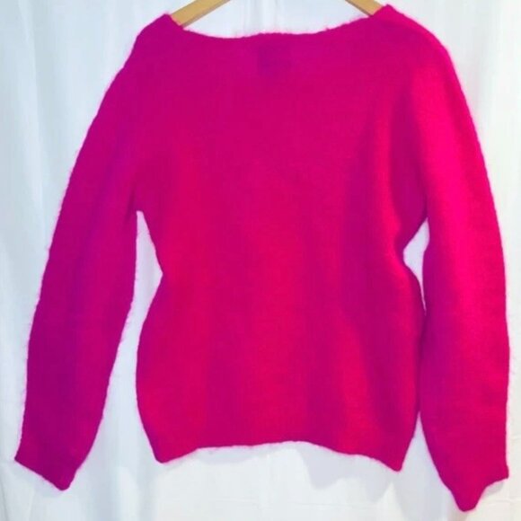 Pristine Vintage Mohair/Wool Sweater -- Oversized Medium -- Made in Italy - Picture 2 of 8